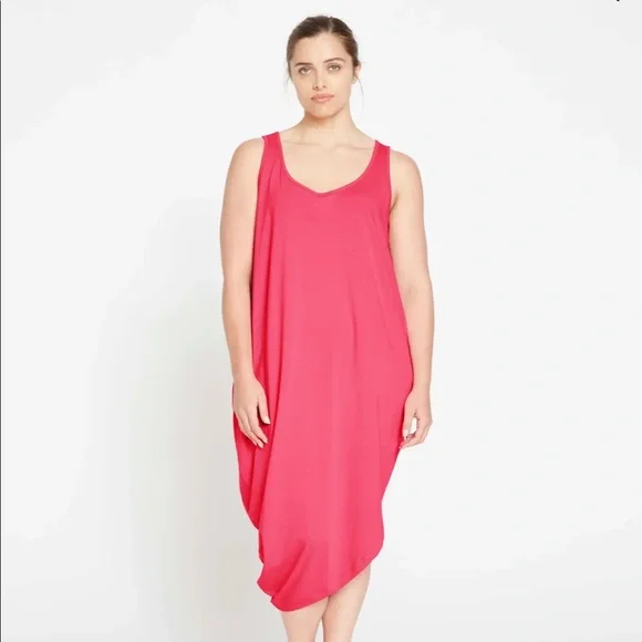 Universal Standard Sleeveless Iconic Geneva Dress, US Size M (18-20), Rose, NWT - Picture 7 of 12